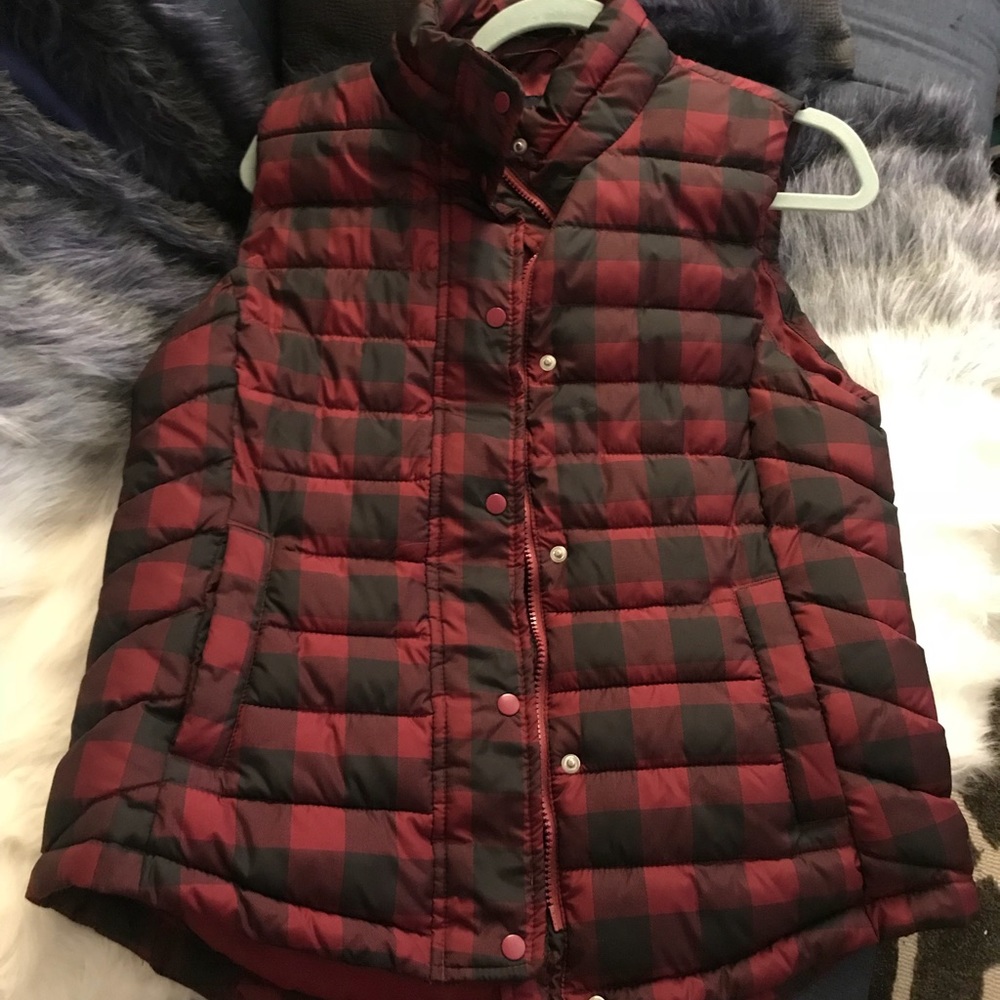 Red and Black Vest
